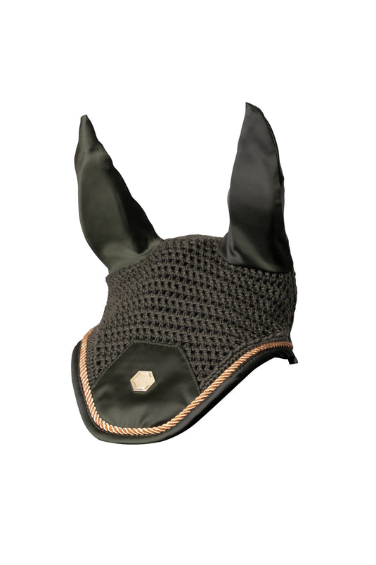 Hy Equestrian Waffle Girth - Black - elasticated one end - 44'' - Ashurst Equestrian & Country