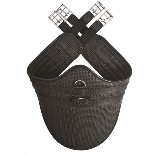 Hy Equestrian Waffle Stud Girth Black Long - Ashurst Equestrian & Country