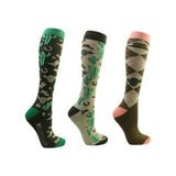 Hy Equestrian Wild Wild West Socks Adult Insense/Hazel - Ashurst Equestrian & Country