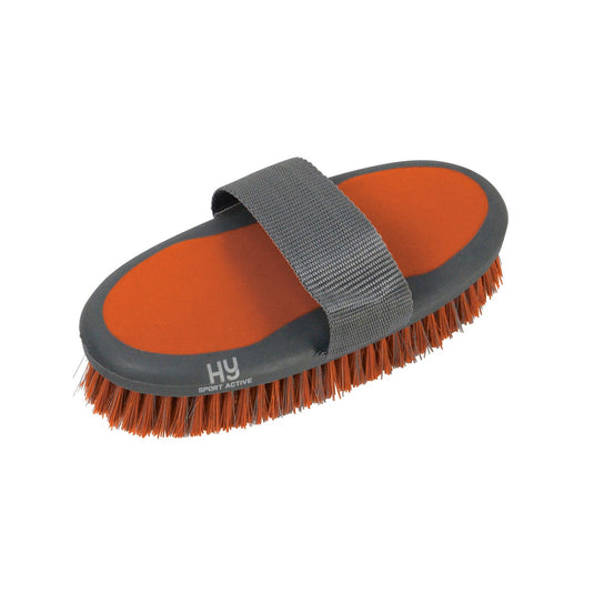 Hy Sport Active Body Brush Terracotta Orange - Ashurst Equestrian & Country