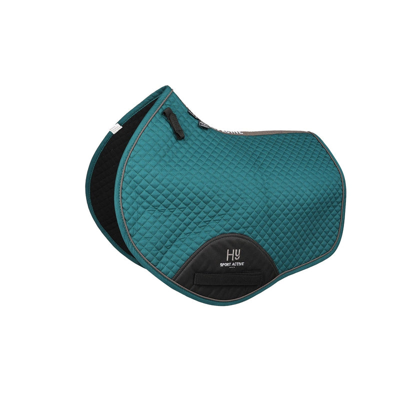 Load image into Gallery viewer, Hy Sport Active Close Contact Saddle Pad Aegean Green - Ashurst Equestrian &amp; Country

