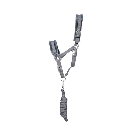Hy Sport Active Headcollar & Lead Rope Pencil Point Grey - Ashurst Equestrian & Country