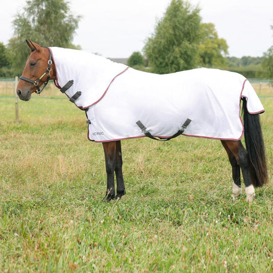 Hyconic Fly Rug With Detachable Neck White - Ashurst Equestrian & Country