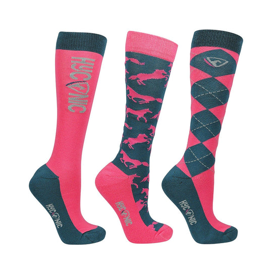 Hyconic Pattern Socks By Hy Equestrian Adult - Ashurst Equestrian & Country