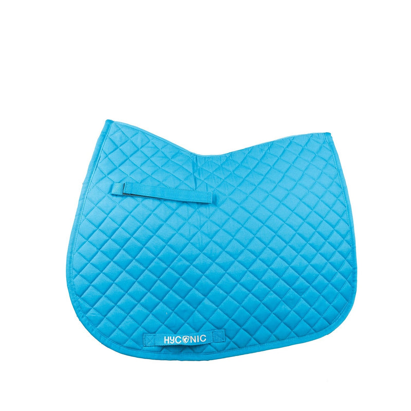 Load image into Gallery viewer, Hyconic Show Jump Saddle Cloth Azure Blue - Ashurst Equestrian &amp; Country
