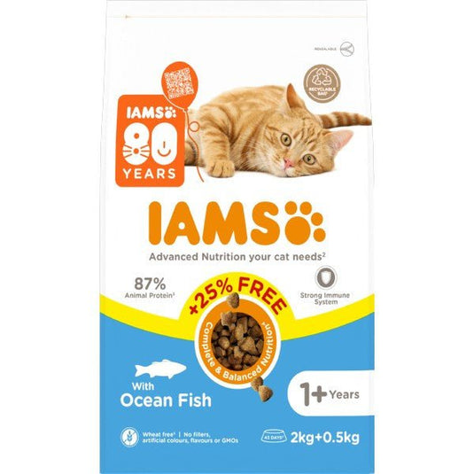 Iams Cat Adult Ocean Fish 2.5kg - Ashurst Equestrian & Country