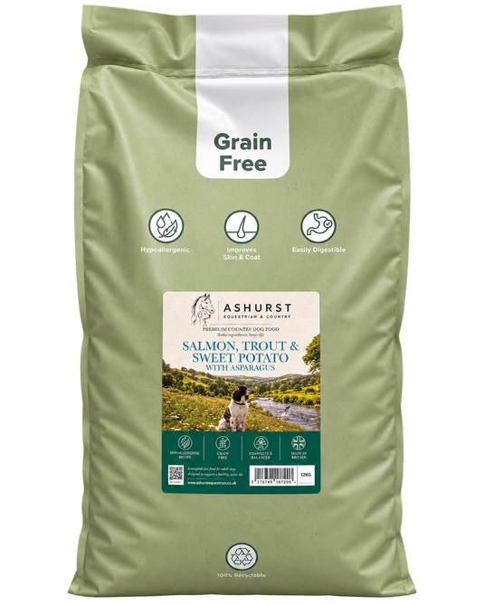 Ashurst Adult Dog 'Grain Free' Salmon, Trout, Sweet Potato & Asparagus