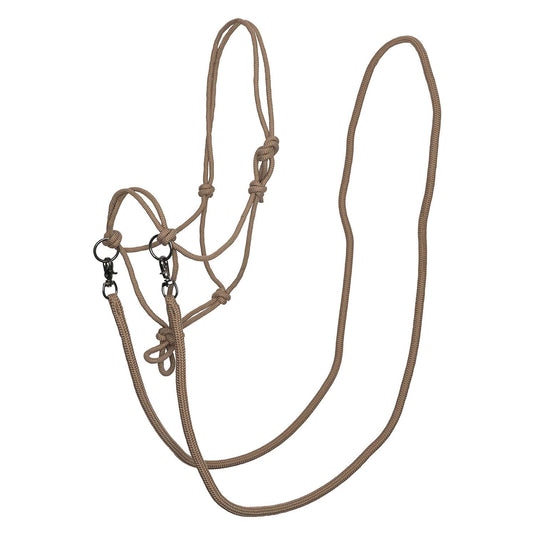 Imperial Riding Rope Headcollar Irhfree Ride Cappuccino - Ashurst Equestrian & Country