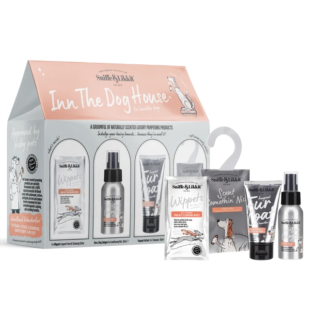 Load image into Gallery viewer, Sniffe &amp; Likkit - Inn The Dog House (Pampering Gift Set)
