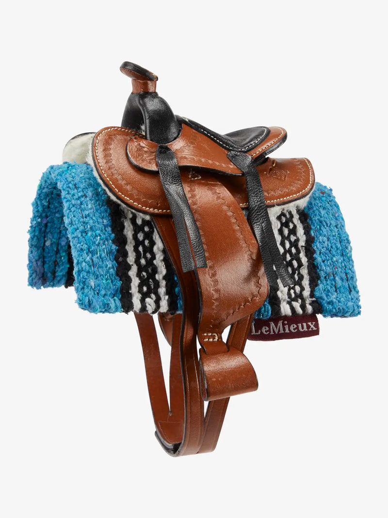 Load image into Gallery viewer, Le Mieux Toy Pony Western Pad Azure
