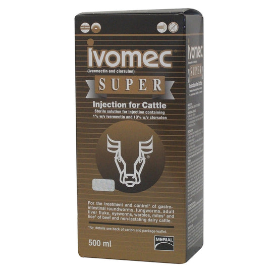 Ivomec Super Injection (Ivermectin & Clorsulon) - Ashurst Equestrian & Country
