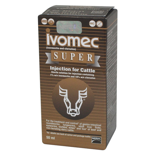 Ivomec Super Injection (Ivermectin & Clorsulon) - Ashurst Equestrian & Country