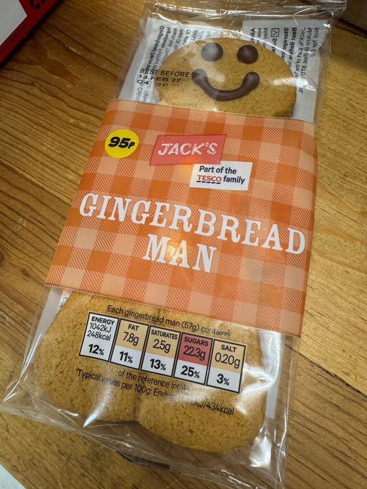 Jack's Gingerbread Man 57g - Ashurst Equestrian & Country