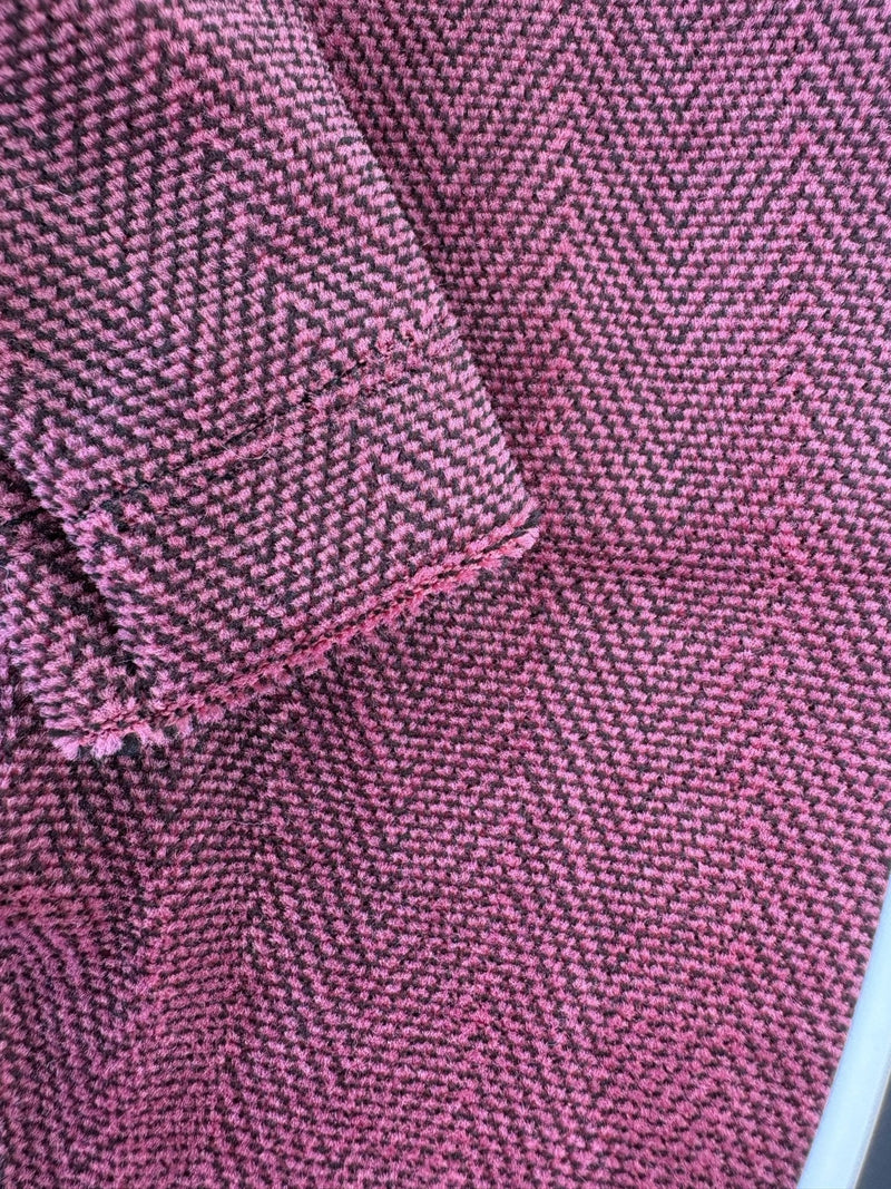 Load image into Gallery viewer, Jersey T-Shirt - Pink Herringbone Velvet - Ashurst Equestrian &amp; Country
