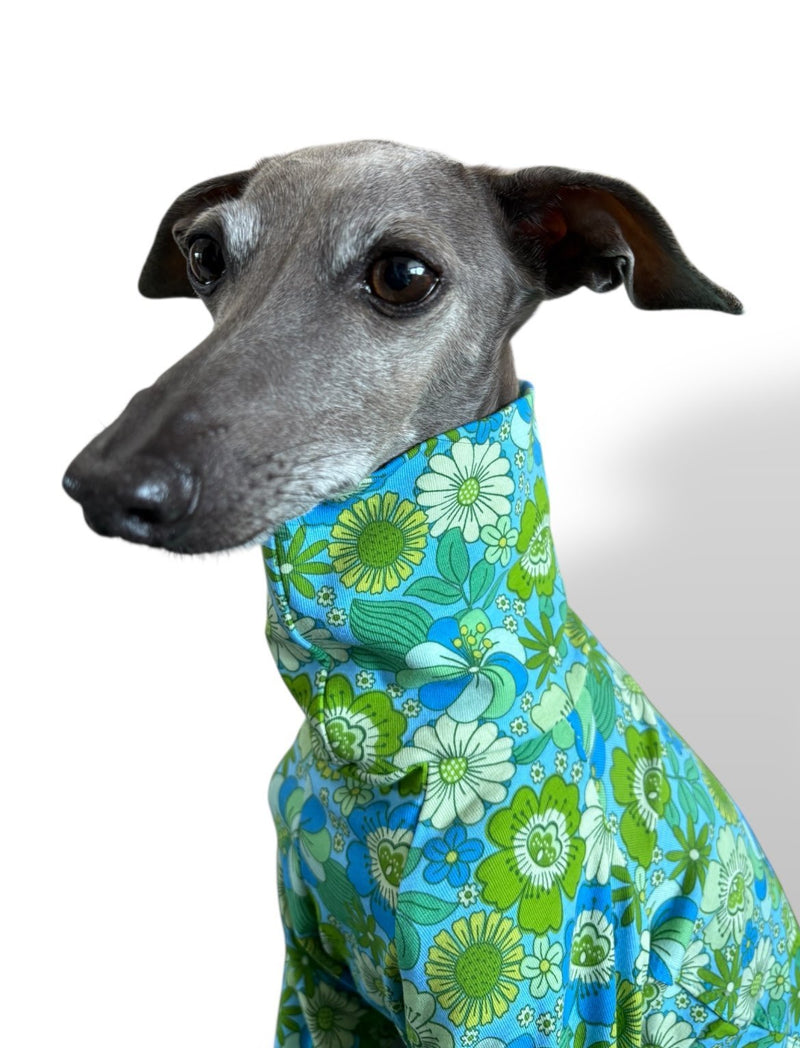 Load image into Gallery viewer, Jersey T-Shirt - Retro Floral - Green - Ashurst Equestrian &amp; Country
