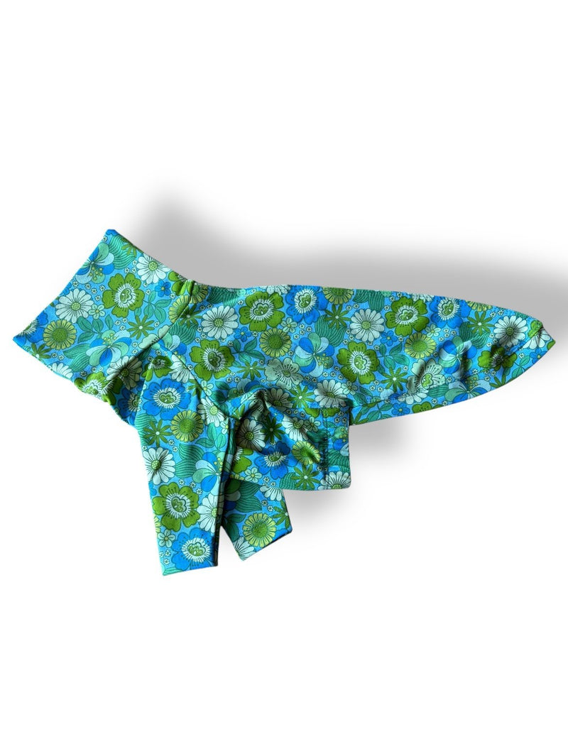 Load image into Gallery viewer, Jersey T-Shirt - Retro Floral - Green - Ashurst Equestrian &amp; Country
