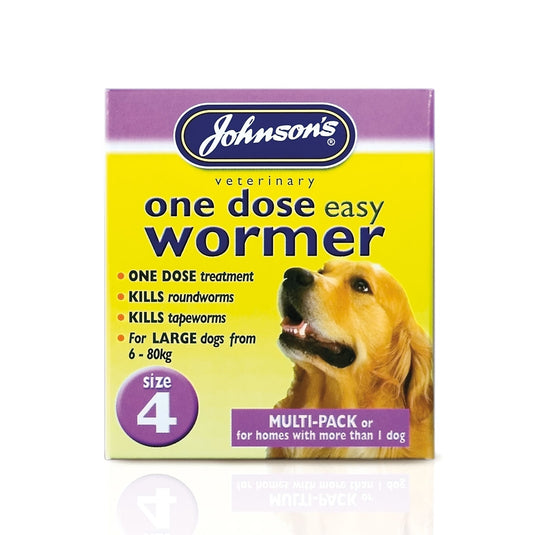 Johnson's Veterinary Easy Wormer One Dose For Dogs - Ashurst Equestrian & Country