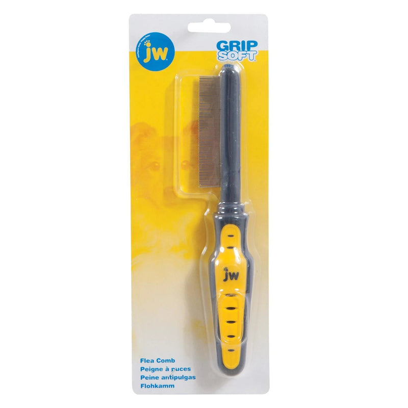 Load image into Gallery viewer, JW Grip Soft Grooming Flea Comb - Ashurst Equestrian &amp; Country
