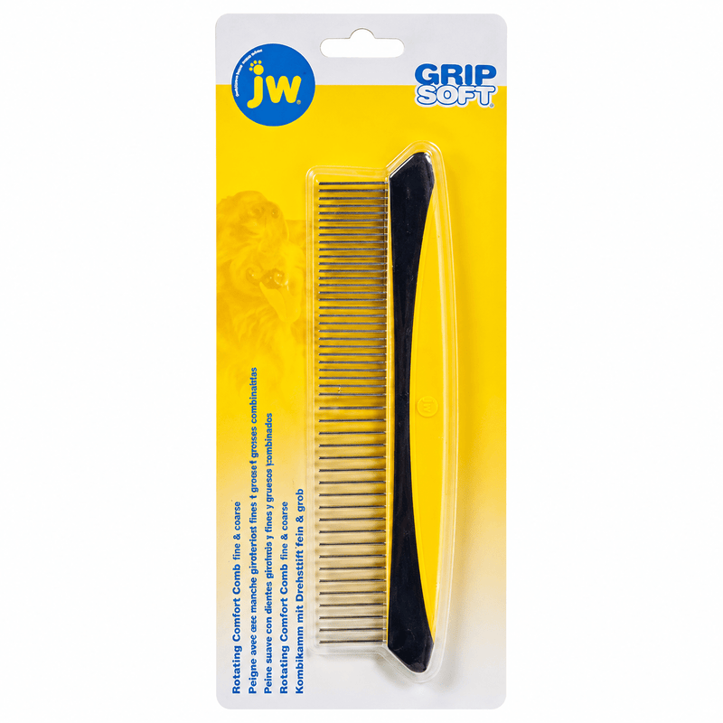 Load image into Gallery viewer, JW Grip Soft Grooming Rotating Comfort Comb - Ashurst Equestrian &amp; Country
