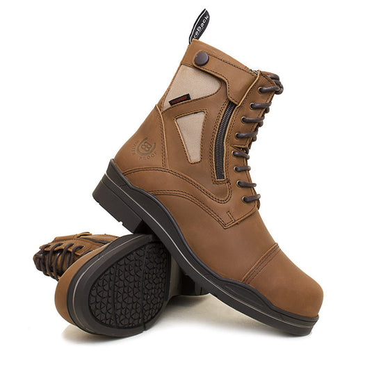 Kentucky Storm Waterproof Jodhpur Boots - Mocha - Ashurst Equestrian & Country