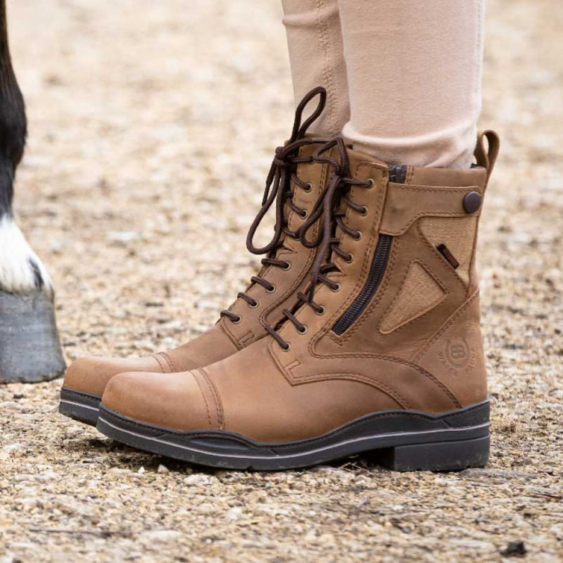Load image into Gallery viewer, Kentucky Storm Waterproof Jodhpur Boots - Mocha - Ashurst Equestrian &amp; Country
