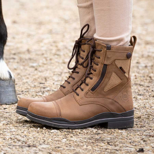 Kentucky Storm Waterproof Jodhpur Boots - Mocha - Ashurst Equestrian & Country