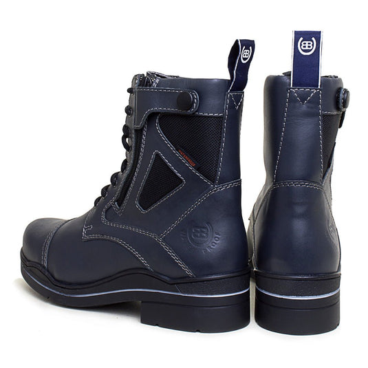 Kentucky Storm Waterproof Jodhpur Boots - Polished Navy - Ashurst Equestrian & Country