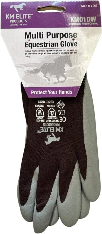 KM Elite Multi Purpose Equestrian Glove - Ashurst Equestrian & Country