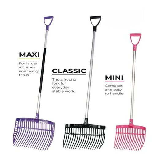 KM Elite V-Plast Ultimate Shavings Fork MAXI - Ashurst Equestrian & Country