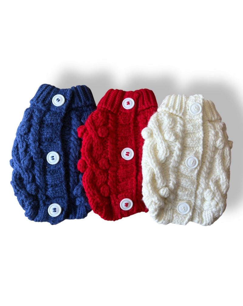 Load image into Gallery viewer, Knitted Iggy Puppy Bobble Jumper - Ashurst Equestrian &amp; Country
