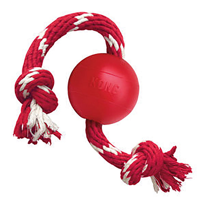 Kong Ball With Rope - Ashurst Equestrian & Country
