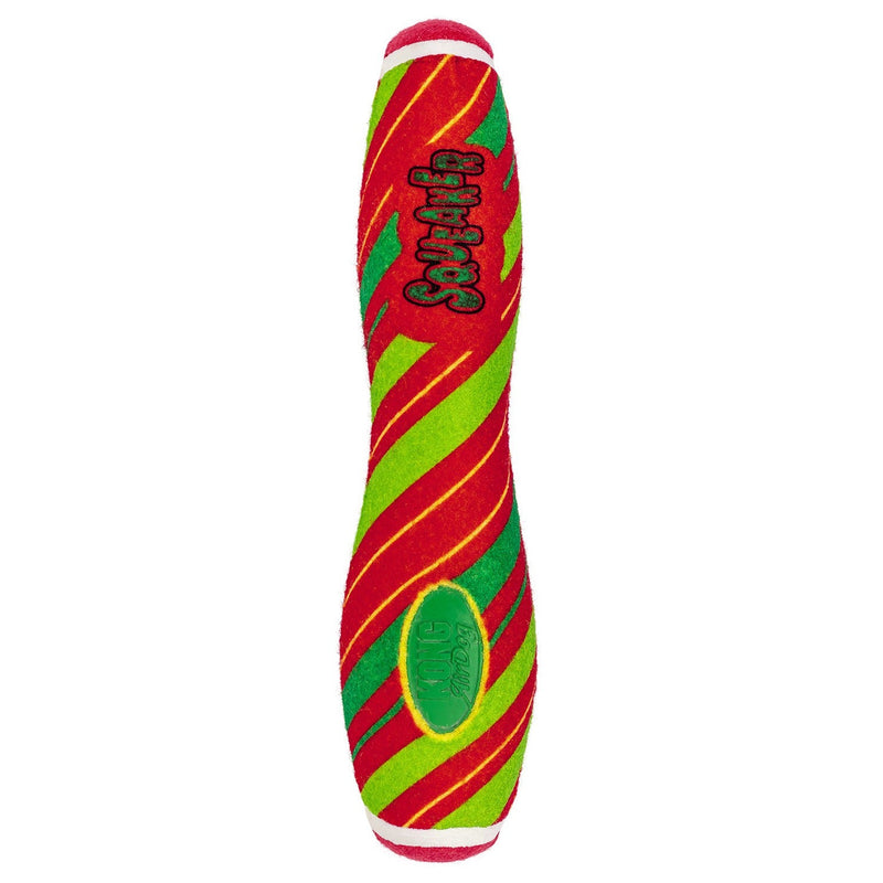 Load image into Gallery viewer, Kong Holiday Airdog Squeaker Bone Stripe - Ashurst Equestrian &amp; Country

