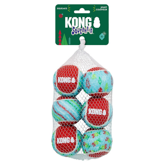 Kong Holiday Squeakair Tennis Balls - Ashurst Equestrian & Country