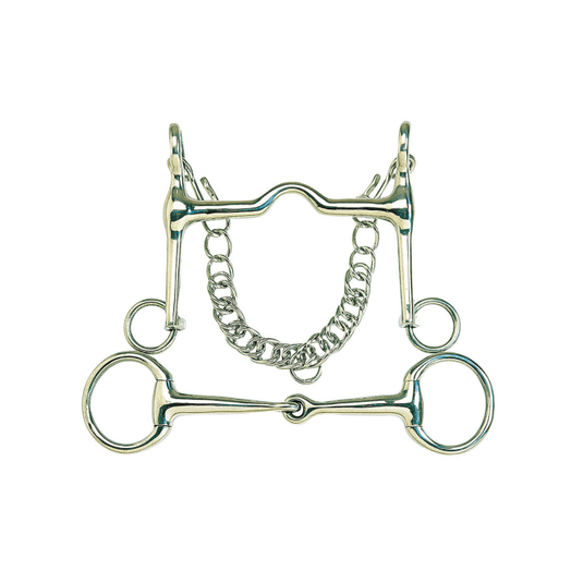 Korsteel Fixed Cheek Cambridge Weymouth Set - Ashurst Equestrian & Country