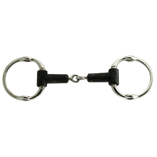 Korsteel Rubber Jointed Cheltenham Gag - Ashurst Equestrian & Country