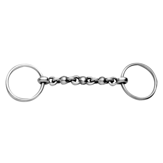 Korsteel Stainless Steel Loose Ring Waterford Bit - Ashurst Equestrian & Country
