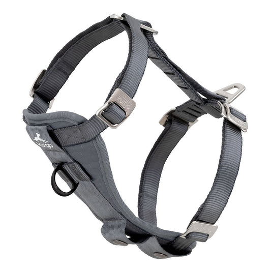 Kurgo Enhanced Strength Tru Fit Smart Harness Charcoal - Ashurst Equestrian & Country