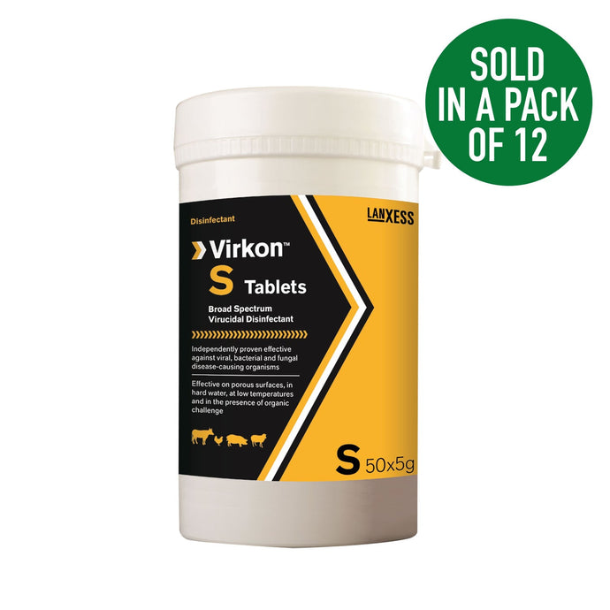 Lanxess Virkon S Tablets - Ashurst Equestrian & Country