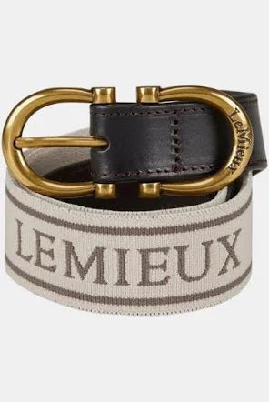 Le Mieux Elasticated Belt Stone - Ashurst Equestrian & Country