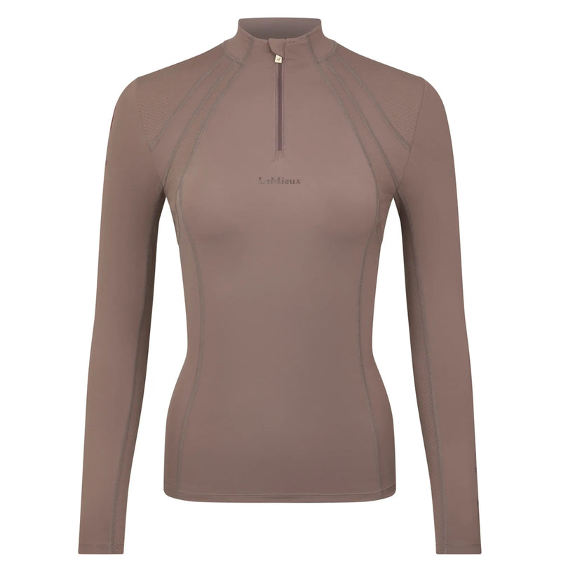Load image into Gallery viewer, Le Mieux Mia Mesh Long Sleeve Base Layer Walnut - Ashurst Equestrian &amp; Country
