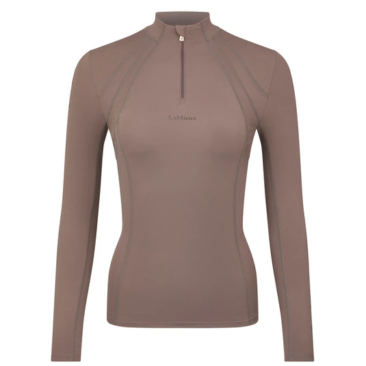 Le Mieux Mia Mesh Long Sleeve Base Layer Walnut - Ashurst Equestrian & Country