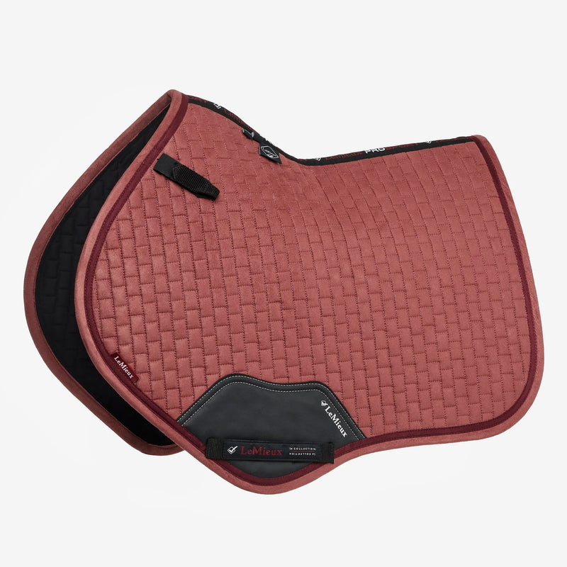 Load image into Gallery viewer, Le Mieux Suede Close Contact Square - Orchid - Ashurst Equestrian &amp; Country
