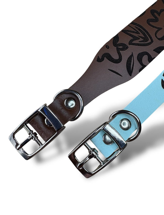 Leather Collar - Botanical - Ashurst Equestrian & Country