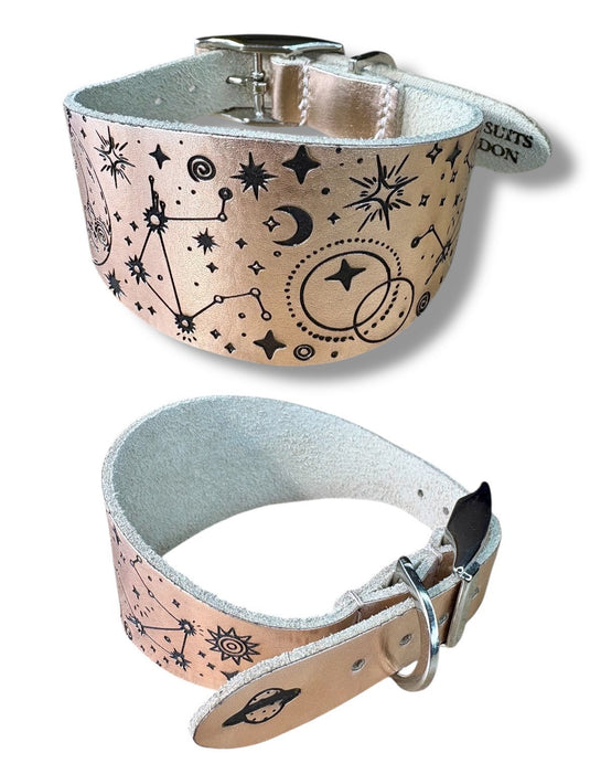 Leather Collar - Constellations - Ashurst Equestrian & Country