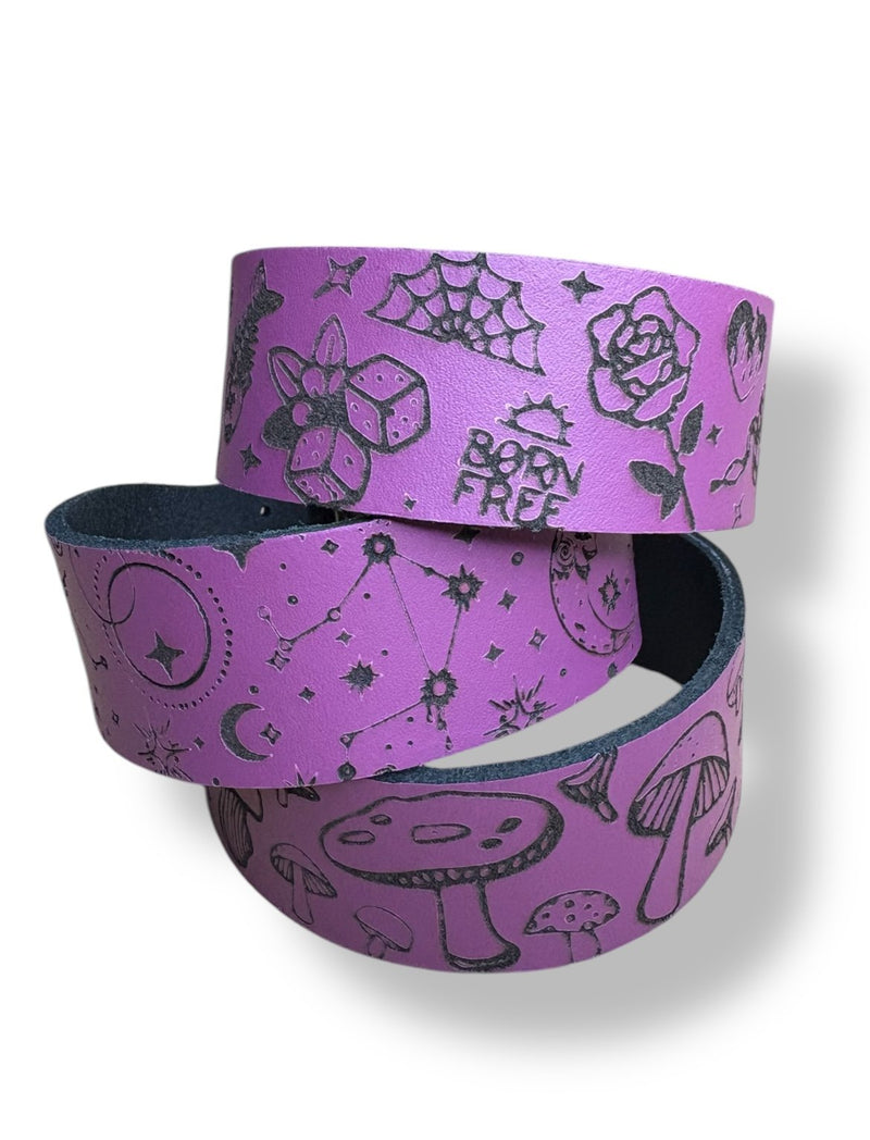 Load image into Gallery viewer, Leather Collar - Constellations - Ashurst Equestrian &amp; Country
