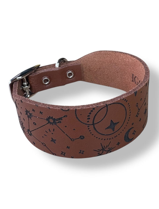 Leather Collar - Constellations - Ashurst Equestrian & Country