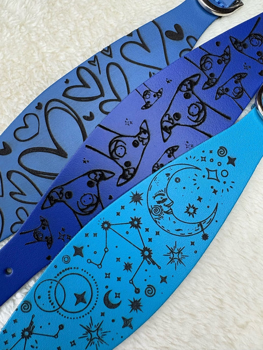 Leather Collar - Constellations - Ashurst Equestrian & Country