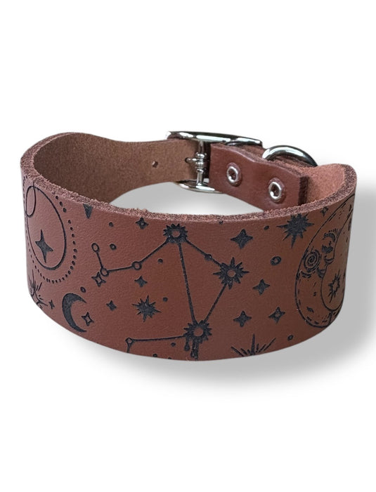 Leather Collar - Constellations - Ashurst Equestrian & Country