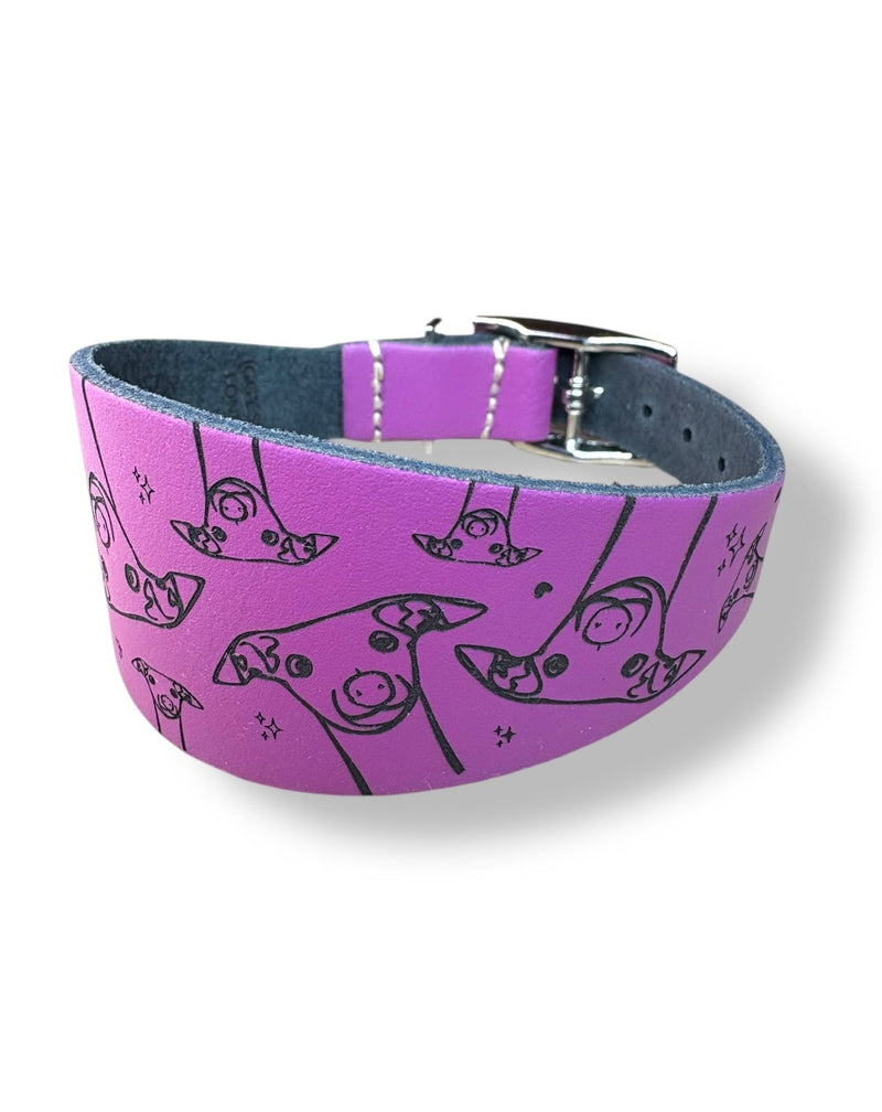 Load image into Gallery viewer, Leather Collar - Hounds - Ashurst Equestrian &amp; Country
