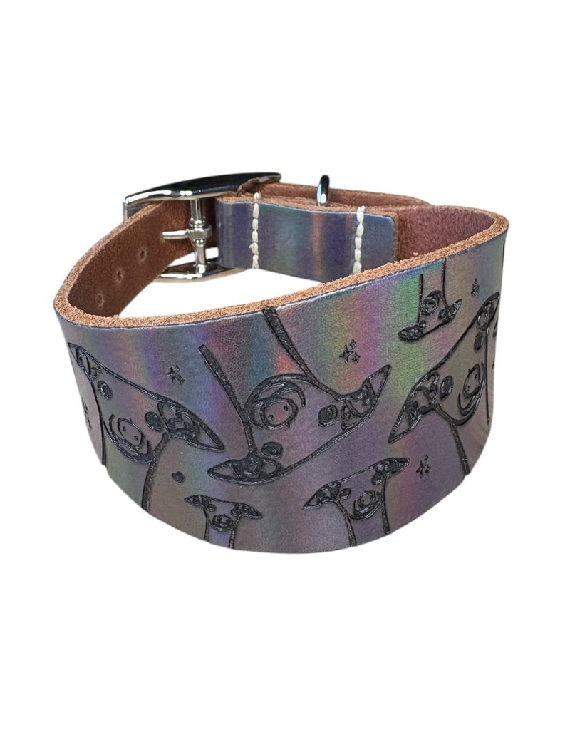 Load image into Gallery viewer, Leather Collar - Hounds - Ashurst Equestrian &amp; Country
